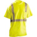 Occunomix OccuNomix Flame Resistant Short Sleeve T-Shirt, Class 2, ANSI, Hi-Vis Yellow, XL, LUX-TP2/FR-YXL LUX-TP2/FR-YXL